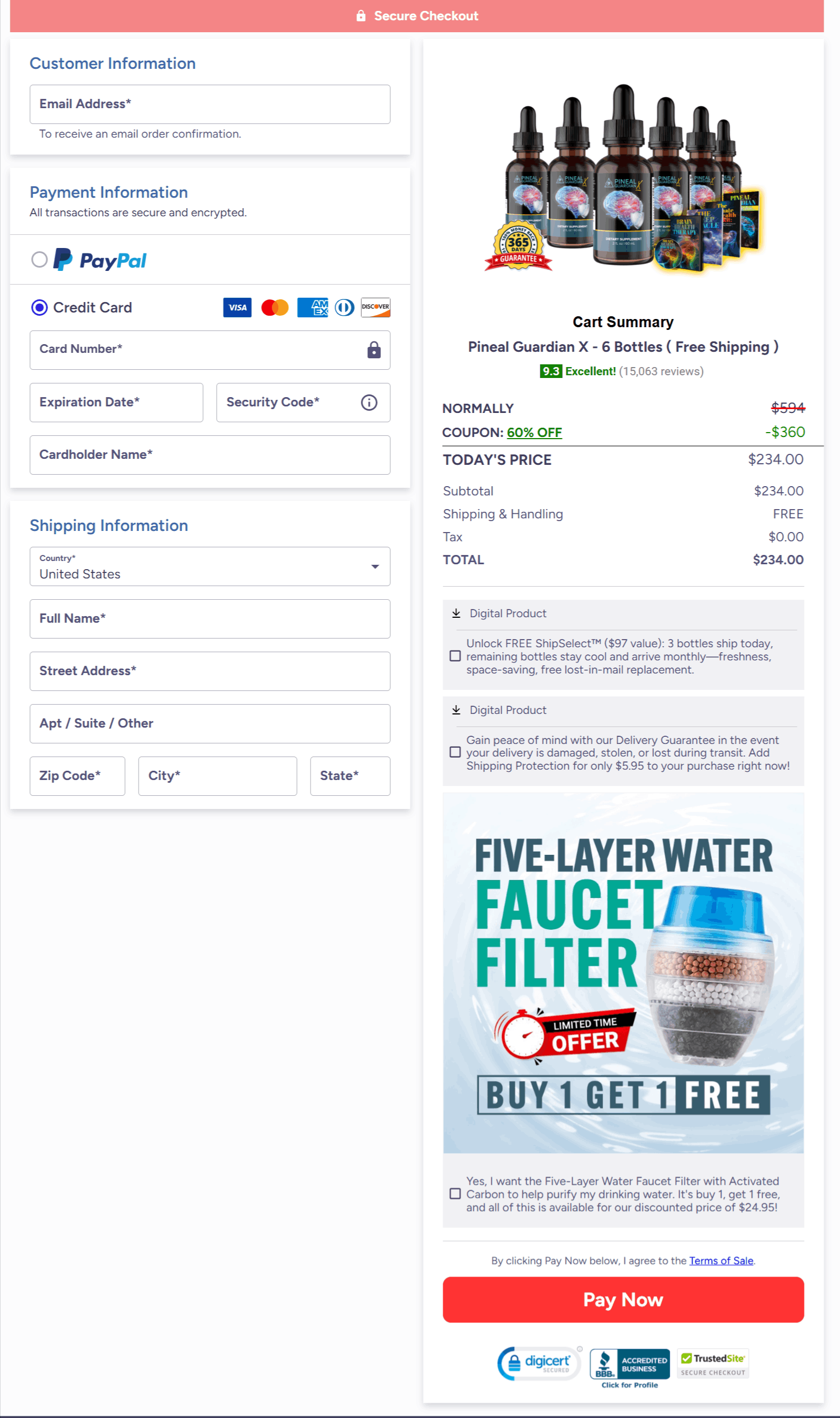 Pineal Guardian-Checkout